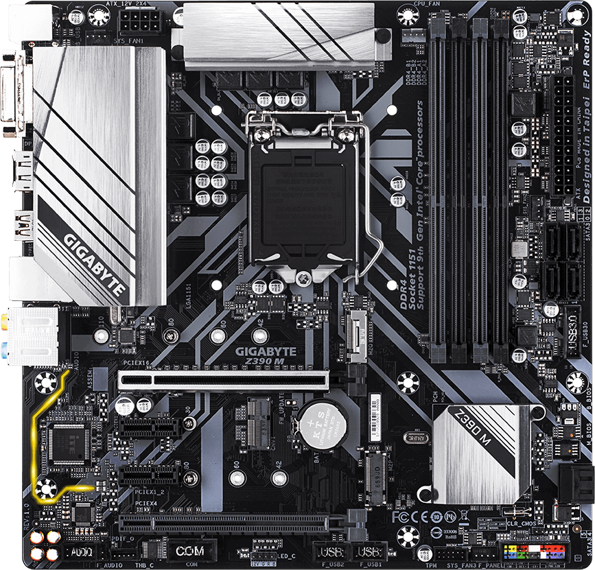 Gigabyte Z390 M Motherboard Specifications On MotherboardDB